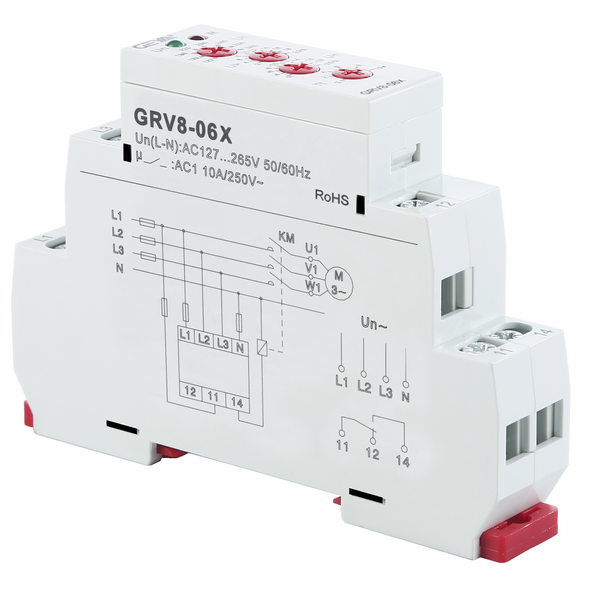 GRV8-03X至08X系列三相電壓監控型電壓繼電器 GRV8-03X至08X系列三相電壓監控型電壓繼電器