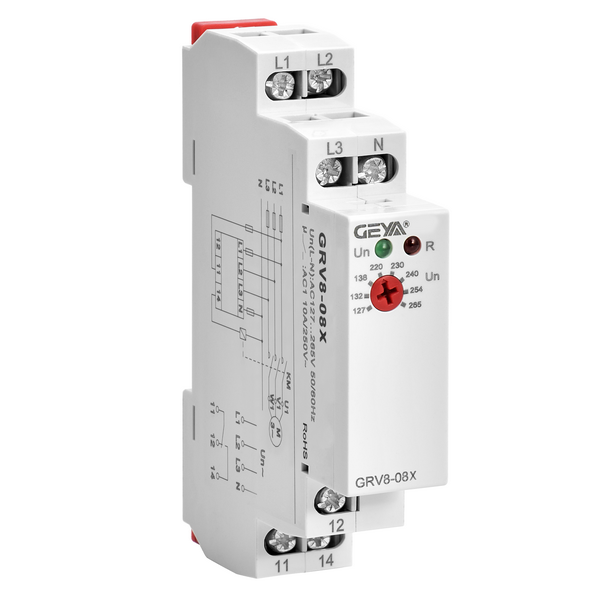 GRV8-03X至08X系列三相電壓監控型電壓繼電器 GRV8-03X至08X系列三相電壓監控型電壓繼電器